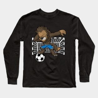 Dabbing Werewolf Soccer Halloween Long Sleeve T-Shirt